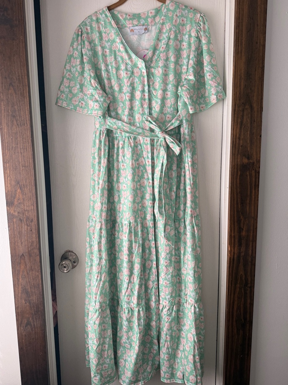 Women’s Abby & Evie mom wrap dress